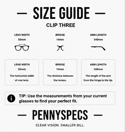Clip Three Shiny Black Square Prescription Sunglasses - image 6