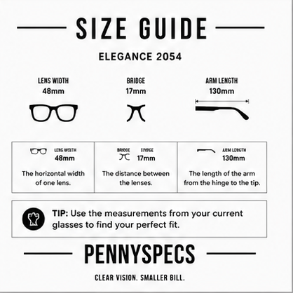 Elegance 2054 Gold Rectangle Glasses - image 9