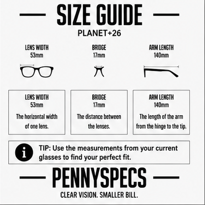 PLANET+26 Shiny Black Geometric Prescription Glasses - image 9