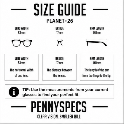 PLANET+26 Crystal Geometric Prescription Glasses - image 9