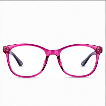 Camden Purple Round Prescription Glasses - image 2