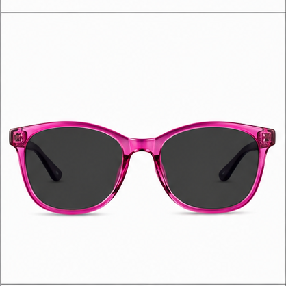 Camden Purple Round Prescription Glasses - image 4