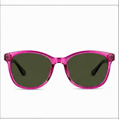Camden Purple Round Prescription Glasses - image 5