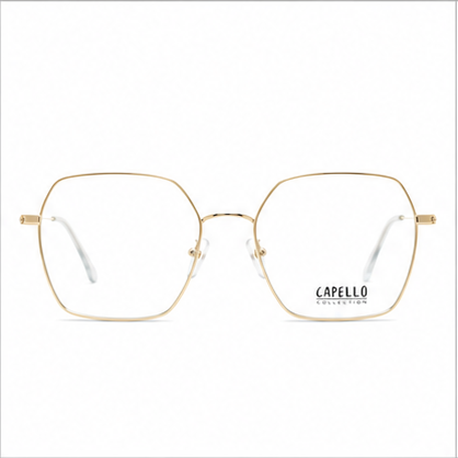 Capello Cap10 Gold Geometric Prescription Glasses - image 2