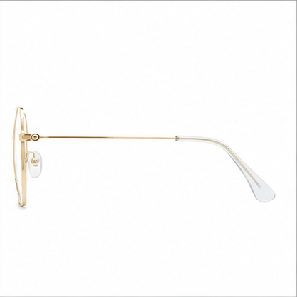 Capello Cap10 Gold Geometric Prescription Glasses - image 3
