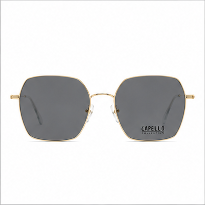 Capello Cap10 Gold Geometric Prescription Glasses - image 4