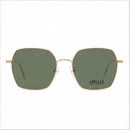 Capello Cap10 Gold Geometric Prescription Glasses - image 5