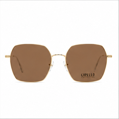 Capello Cap10 Gold Geometric Prescription Glasses - image 6