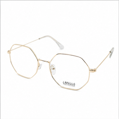 Capello Cap11 Gold Geometric Prescription Glasses - image 1