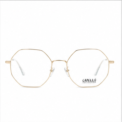 Capello Cap11 Gold Geometric Prescription Glasses - image 2