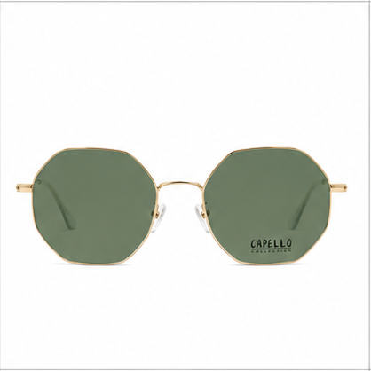 Capello Cap11 Gold Geometric Prescription Glasses - image 5
