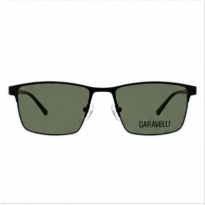 Caravelli 215 Matt Black Rectangle Prescription Glasses - image 5