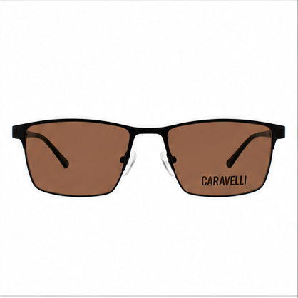 Caravelli 215 Matt Black Rectangle Prescription Glasses - image 6