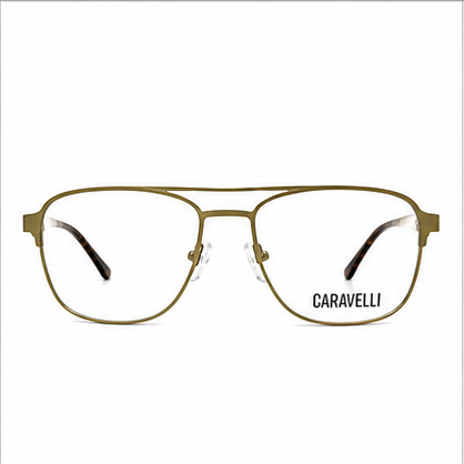 Caravelli 228 Matt Gold Round Prescription Glasses - image 2