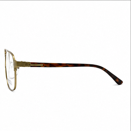 Caravelli 228 Matt Gold Round Prescription Glasses - image 3