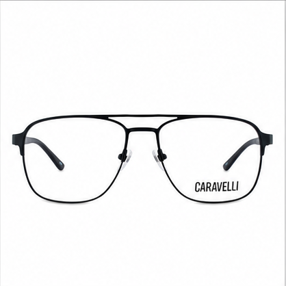 Caravelli 228 Matt Black Round Prescription Glasses - image 2