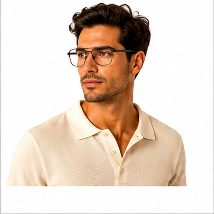 Caravelli 228 Matt Black Round Prescription Glasses - image 7
