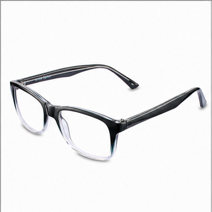Chelsea Black Rectangle Prescription Glasses - image 1