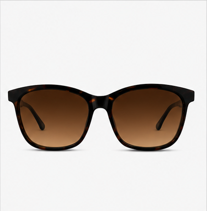 Clip Two Tortoise Square Prescription Sunglasses - image 2