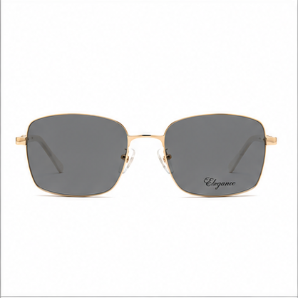 Elegance 2044 Gold Rectangle Glasses - image 4