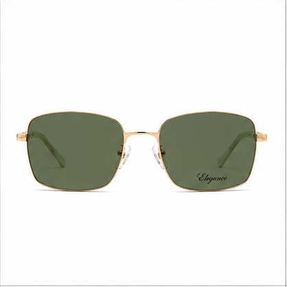 Elegance 2044 Gold Rectangle Glasses - image 5