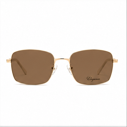 Elegance 2044 Gold Rectangle Glasses - image 6
