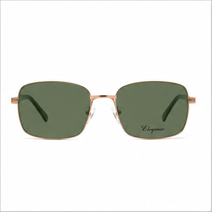 Elegance 2044 Brown Rectangle Glasses - image 5
