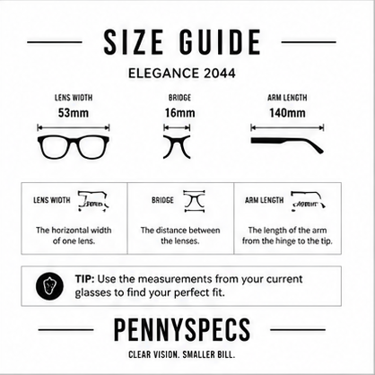 Elegance 2044 Brown Rectangle Glasses - image 9