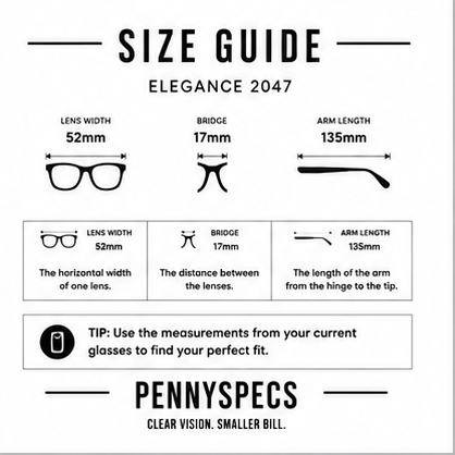 Elegance 2047 Silver Black Rectangle Glasses - image 9