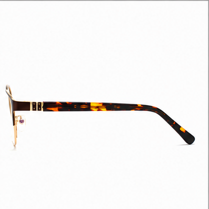 Elegance 2050 Brown Round Glasses - image 3