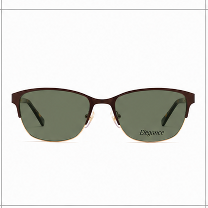 Elegance 2050 Brown Round Glasses - image 5