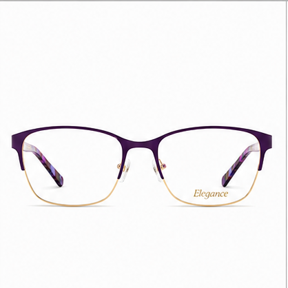 Elegance 2050 Purple Round Glasses - image 2
