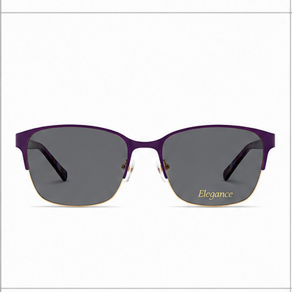 Elegance 2050 Purple Round Glasses - image 4