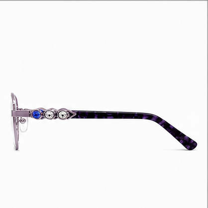 Elegance 2054 Lilac Rectangle Glasses - image 3
