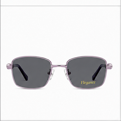 Elegance 2054 Lilac Rectangle Glasses - image 4