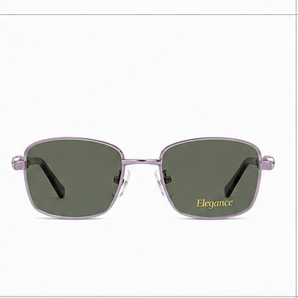 Elegance 2054 Lilac Rectangle Glasses - image 5