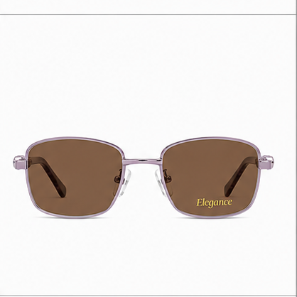 Elegance 2054 Lilac Rectangle Glasses - image 6