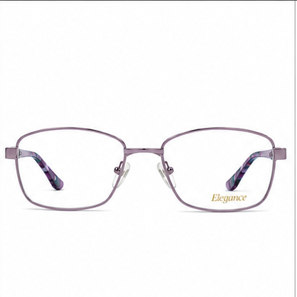 Elegance 2055 Lilac Rectangle Glasses - image 2