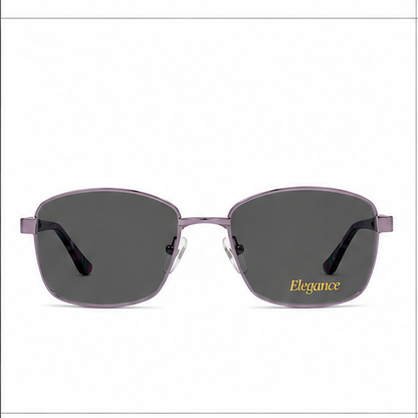Elegance 2055 Lilac Rectangle Glasses - image 4