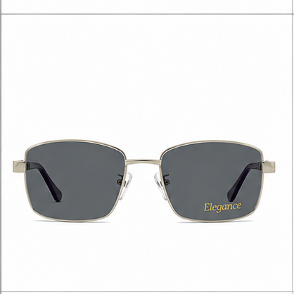 Elegance 2062 Gold Purple Rectangle Glasses - image 4