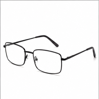 Holborn Black Rectangle Prescription Glasses - image 1