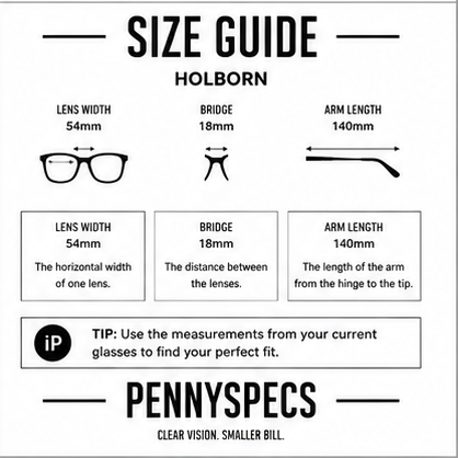Holborn Black Rectangle Prescription Glasses - image 9