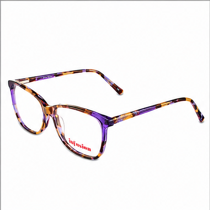Infusion Cardmine Brown Round Prescription Glasses - image 1