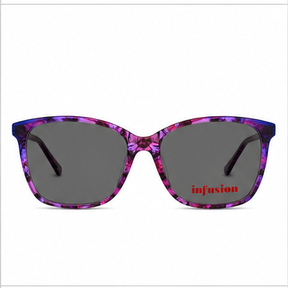 Infusion Cardmine Blue Mix Round Prescription Glasses - image 4