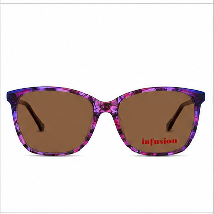 Infusion Cardmine Blue Mix Round Prescription Glasses - image 6