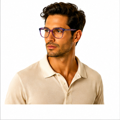 Infusion Cardmine Blue Mix Round Prescription Glasses - image 7
