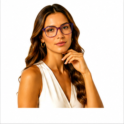 Infusion Cardmine Blue Mix Round Prescription Glasses - image 8