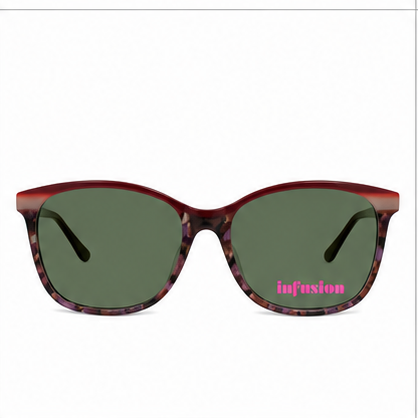 Infusion Ciderfire Burgundy Mix Round Prescription Glasses - image 5