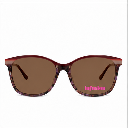 Infusion Ciderfire Burgundy Mix Round Prescription Glasses - image 6