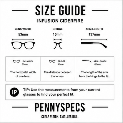 Infusion Ciderfire Burgundy Mix Round Prescription Glasses - image 9